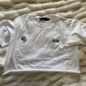 Brand new never worn darc sport cropped t-shirt